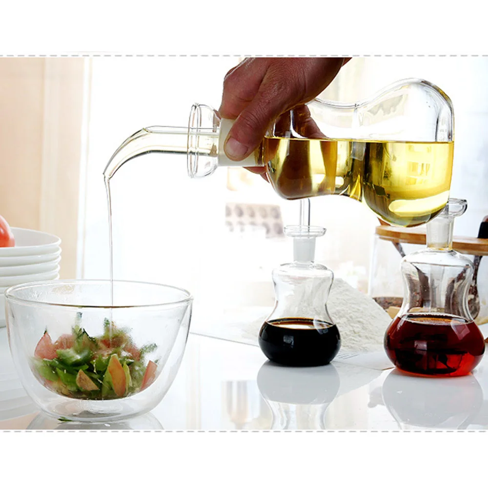 Glass Oil Pot High Borosilicate Household Leak-proof Oil Vinegar Pots Kitchen Soy Sauce Pot Oil Tank Seasoning Bottle
Glass Oil Pot High Borosilicate Household Leak-proof Oil Vinegar Pots Kitchen Soy Sauce Pot Oil Tank Seasoning Bottle