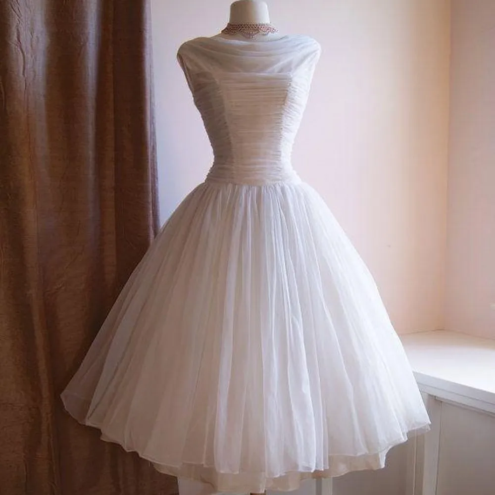 iLoveWedding A-Line Cocktail Dresses Formal Tulle Scoop Sleeveless Pleat Zipper Tea Length Party Prom Gowns
iLoveWedding A-Line Cocktail Dresses Formal Tulle Scoop Sleeveless Pleat Zipper Tea Length Party Prom Gowns