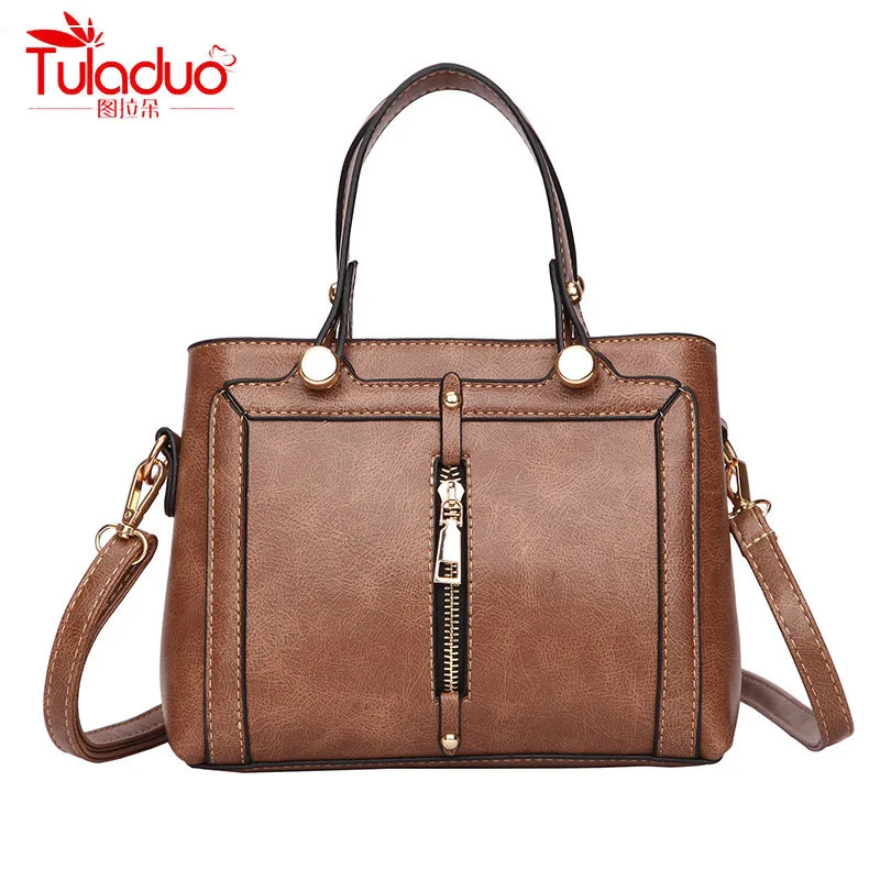 Fashion Oil Wax Handbags Women Bags Designer High Quality PU Leather Ladies Shoulder Zipper Bags For Brand Women Tote Bag 2019
Fashion Oil Wax Handbags Women Bags Designer High Quality PU Leather Ladies Shoulder Zipper Bags For Brand Women Tote Bag 2019