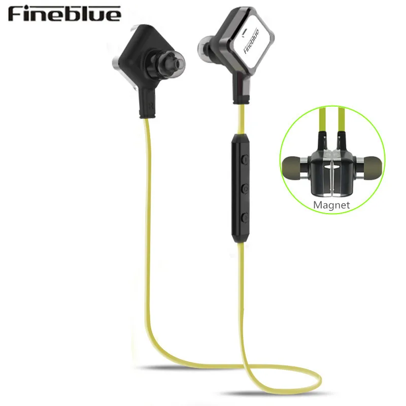 Беспроводная Спортивная гарнитура Fineblue FA-90 магнитные Bluetooth-наушники для бега с
