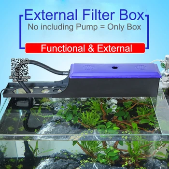 Aquarium External Filter Box for pump,water box for circulation system, Adjustable length 24~60cm filter container for fish tank
Aquarium External Filter Box for pump,water box for circulation system, Adjustable length 24~60cm filter container for fish tank