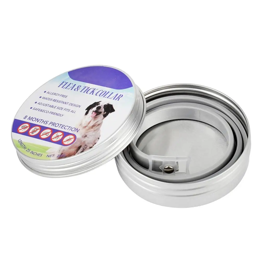 Useful Pet Flea Tick Prevention Solution-Natural Essential Oil Grey Adjustable Collar, Safe Pests Control for Dogs
Useful Pet Flea Tick Prevention Solution-Natural Essential Oil Grey Adjustable Collar, Safe Pests Control for Dogs