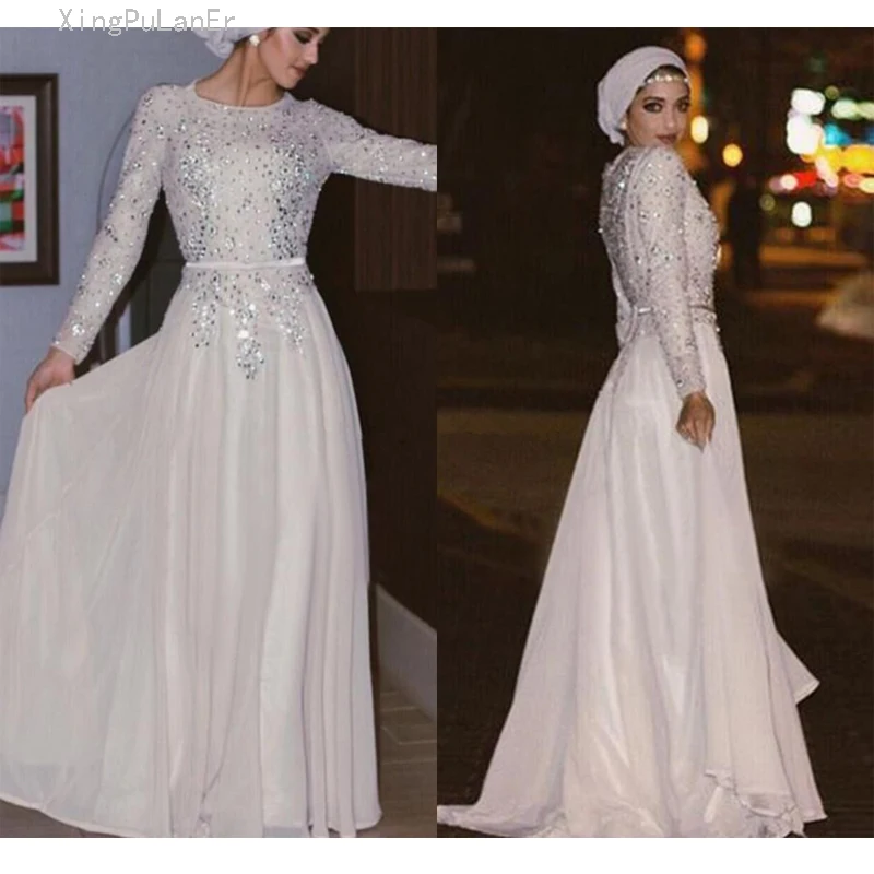 A Line O Neck Muslim Evening Dresses 2019 Long Sleeves Beaded Formal Islamic Dubai Kaftan Saudi Arabic Long Evening Gown
A Line O Neck Muslim Evening Dresses 2019 Long Sleeves Beaded Formal Islamic Dubai Kaftan Saudi Arabic Long Evening Gown