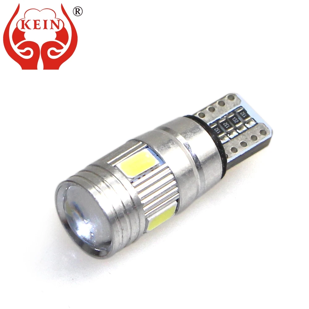 KEIN 6PCS W5W 194 t10 led car bulb 6smd 5630 auto t10 led side wedge license plate siganl lights lamp 12V car styling 168 501
KEIN 6PCS W5W 194 t10 led car bulb 6smd 5630 auto t10 led side wedge license plate siganl lights lamp 12V car styling 168 501