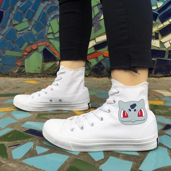 Wen Design Pokemon Go Bulbasaur Anime Men Canvas Skateboarding Shoes White High Top Black Women Sneakers Athletic Shoes
Wen Design Pokemon Go Bulbasaur Anime Men Canvas Skateboarding Shoes White High Top Black Women Sneakers Athletic Shoes
