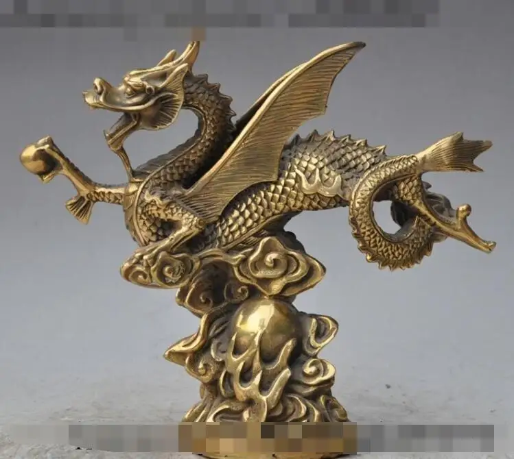 S4915 9"lucky chinese fengshui brass zodiac fly dragon beast play bead animal statue
S4915 9"lucky chinese fengshui brass zodiac fly dragon beast play bead animal statue