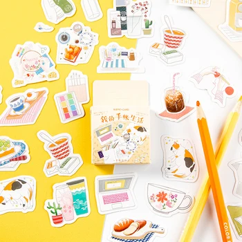 46 Pcs My leisure life Decoration Adhesive Stickers DIY Cartoon Stickers Diary Sticker Scrapbook Kawaii Stationery Stickers
46 Pcs My leisure life Decoration Adhesive Stickers DIY Cartoon Stickers Diary Sticker Scrapbook Kawaii Stationery Stickers