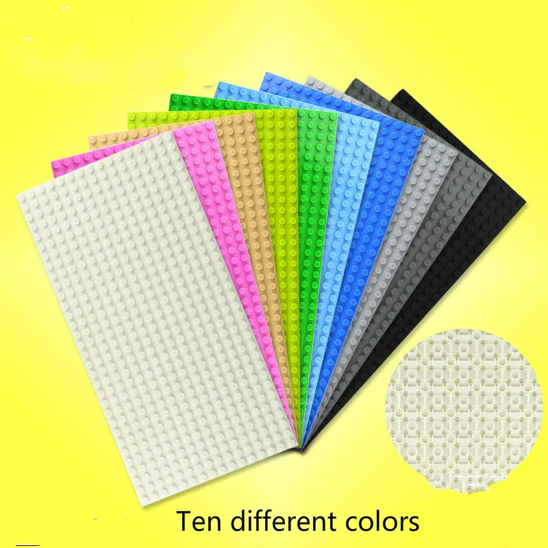 10Color 16*32 Dots Base Plate for Small Bricks Baseplate Board Compatible Legoing figures DIY Building Blocks Toys For Children
10Color 16*32 Dots Base Plate for Small Bricks Baseplate Board Compatible Legoing figures DIY Building Blocks Toys For Children