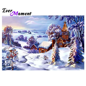 Ever Moment Diamond Painting Handmade Snow Landscape House Artwork Full Square 5D DIY Diamond Embroidery Mosaic Decor 3F1525
Ever Moment Diamond Painting Handmade Snow Landscape House Artwork Full Square 5D DIY Diamond Embroidery Mosaic Decor 3F1525
