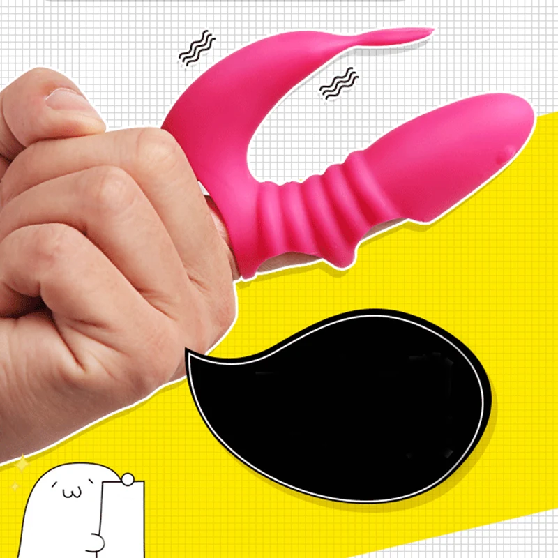 Finger Sleeve Vibrators For Women G Spot Clitoris Stimulation Vaginal Massage Vibrator Sex Toys For Adult Masturbation Sex Shop