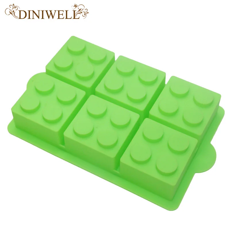 Image Silicone Brick Blocks Building Shape Cake Decorating Tool Ice Cube Mold  Party GIN Drinks Tools Maker