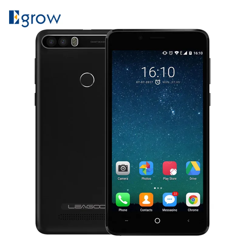 Leagoo Kiicaa Power 5.0 inch 4000mAh Cell phone Android 7.0 MT6580A 2G RAM 16G ROM 8MP Dual Rear Cams Smartphone 3G Mobile Phone | Мобильные