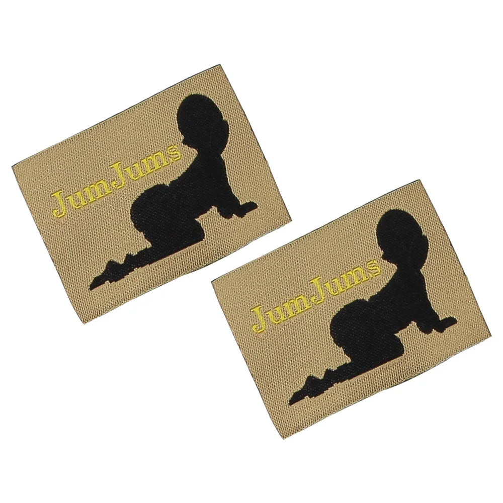 Custom straight cut woven labels customized with own logo clothing tags for shoes sew brand name tag hand made tissue marker
Custom straight cut woven labels customized with own logo clothing tags for shoes sew brand name tag hand made tissue marker
