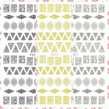 1 Sheet Triiangle Rectangel Rhombus Texture Image Pattern Adhesive Nail Art Stickers Decals DIY Tips F311# 4 Colors AV
1 Sheet Triiangle Rectangel Rhombus Texture Image Pattern Adhesive Nail Art Stickers Decals DIY Tips F311# 4 Colors AV