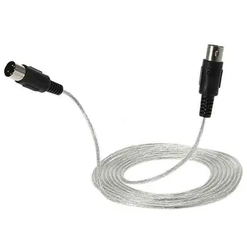 Electric Instruments Guitar Piano Keyboard MIDI Cable 3M/10ft MIDI Extension Cable Male To Male 5 Pin Plug Connector Synthesizer 
Electric Instruments Guitar Piano Keyboard MIDI Cable 3M/10ft MIDI Extension Cable Male To Male 5 Pin Plug Connector Synthesizer