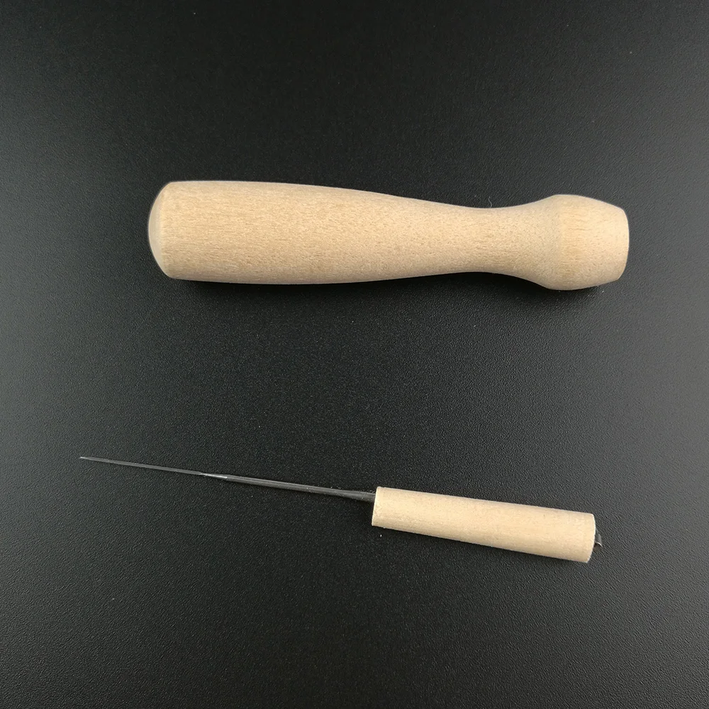 DIY Tool Needle Felting Fiber Spinning Craft Tool with Needle Wooden Handle Holder
DIY Tool Needle Felting Fiber Spinning Craft Tool with Needle Wooden Handle Holder