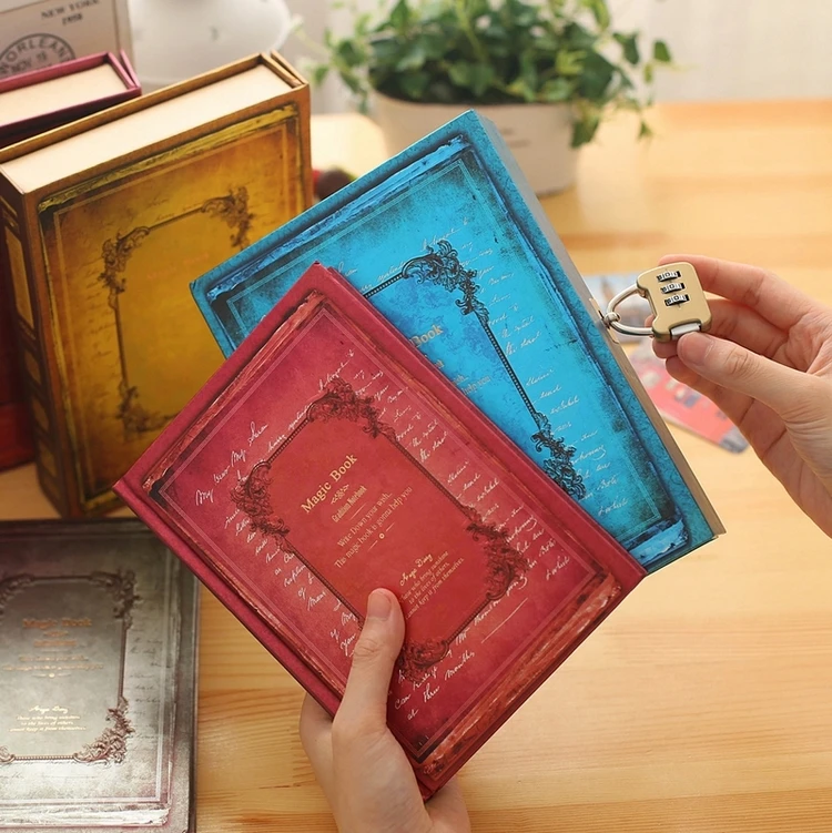 KIMCOOL European Retro Locking Notebook A5 Creative Diary Notebook Student Gift Book Notepad 1PCS
KIMCOOL European Retro Locking Notebook A5 Creative Diary Notebook Student Gift Book Notepad 1PCS