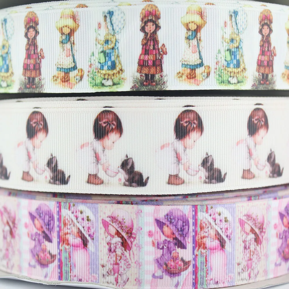 1" Girl printed grosgrain ribbon 25 mm cartoon character patterned ribbons gift wrap DIY hair bows band 10/20 yards
1" Girl printed grosgrain ribbon 25 mm cartoon character patterned ribbons gift wrap DIY hair bows band 10/20 yards