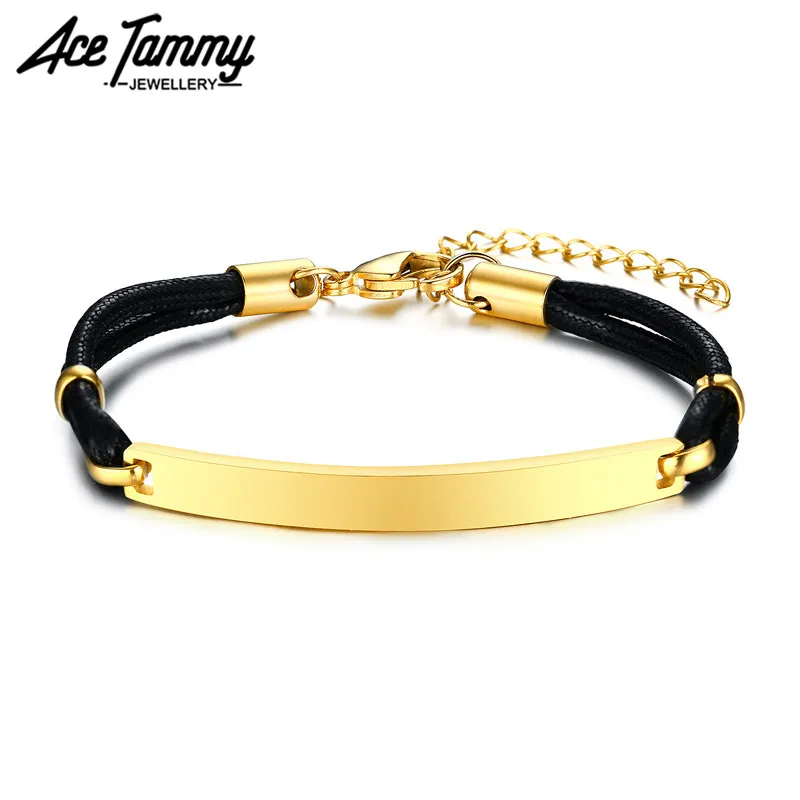 Inspirational Jewelry Bracelet Custom Design Gold Stainless Steel Unisex Bracelet 18CM
Inspirational Jewelry Bracelet Custom Design Gold Stainless Steel Unisex Bracelet 18CM