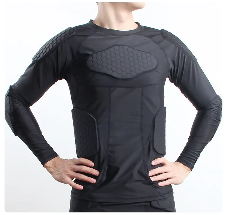 Mens Motorcycle Padded Compression T-Shirt Protective Gear Training Shirt Long Sleeve
Mens Motorcycle Padded Compression T-Shirt Protective Gear Training Shirt Long Sleeve