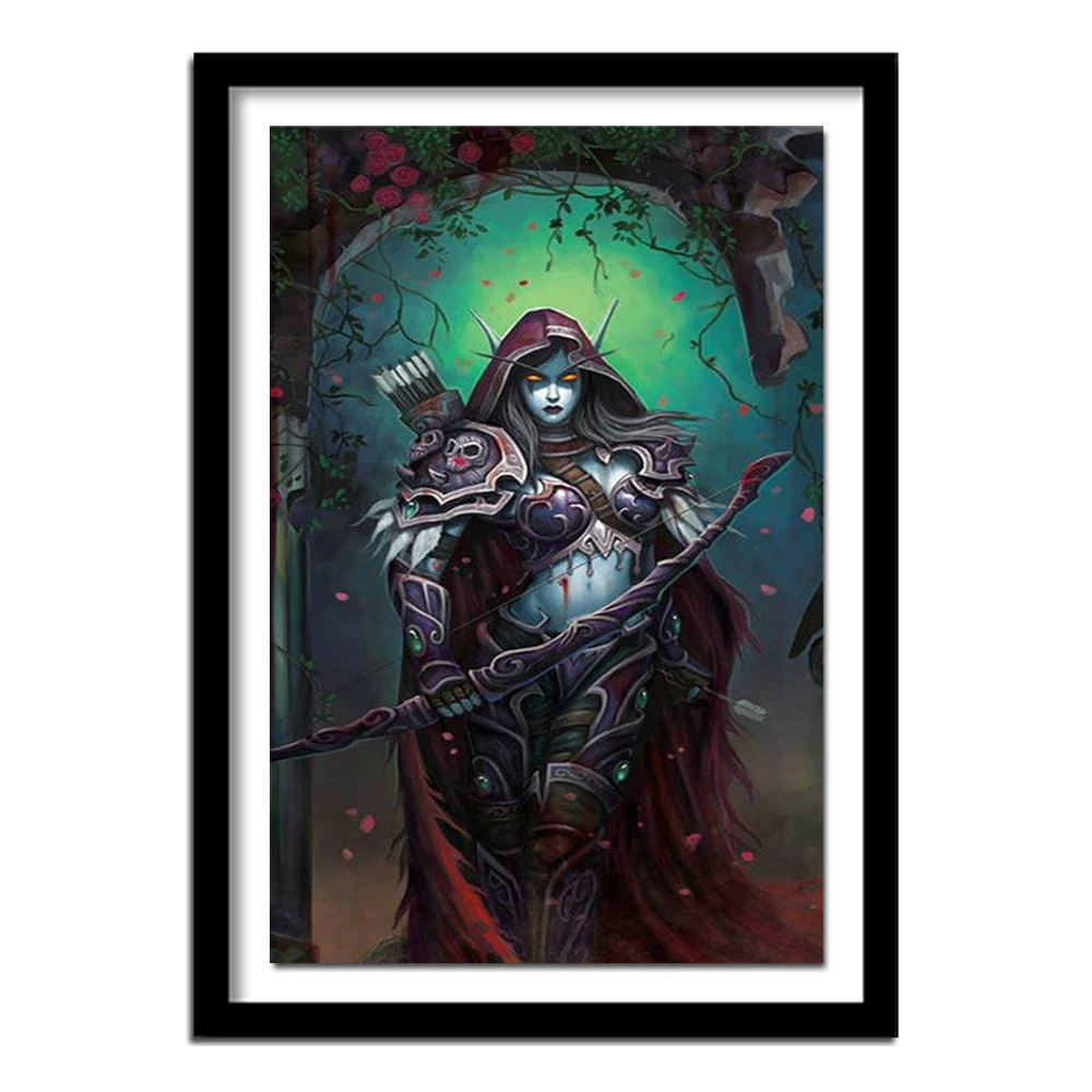 5D Diy diamond painting cross stitch "WOW Archer Sylvanas" Full Round Diamond embroidery Needlework Rhinestone Crafts SY
5D Diy diamond painting cross stitch "WOW Archer Sylvanas" Full Round Diamond embroidery Needlework Rhinestone Crafts SY