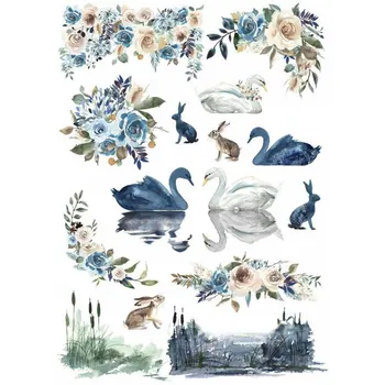 2 pcs/lot Swan Lake Rabbit Decor Scrapbook Bullet Journal Stationery Stickers Planner Poster Patchwork Craft Supplies
2 pcs/lot Swan Lake Rabbit Decor Scrapbook Bullet Journal Stationery Stickers Planner Poster Patchwork Craft Supplies