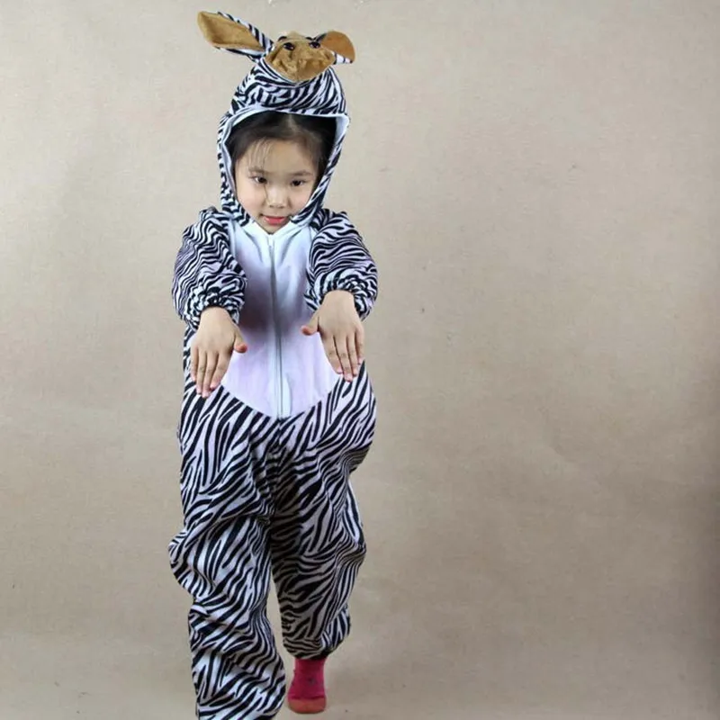 Boys Girls Cartoon Animal zebra Jumpsuit Halloween Children Kids Animals Cosplay Costumes Clothing
Boys Girls Cartoon Animal zebra Jumpsuit Halloween Children Kids Animals Cosplay Costumes Clothing