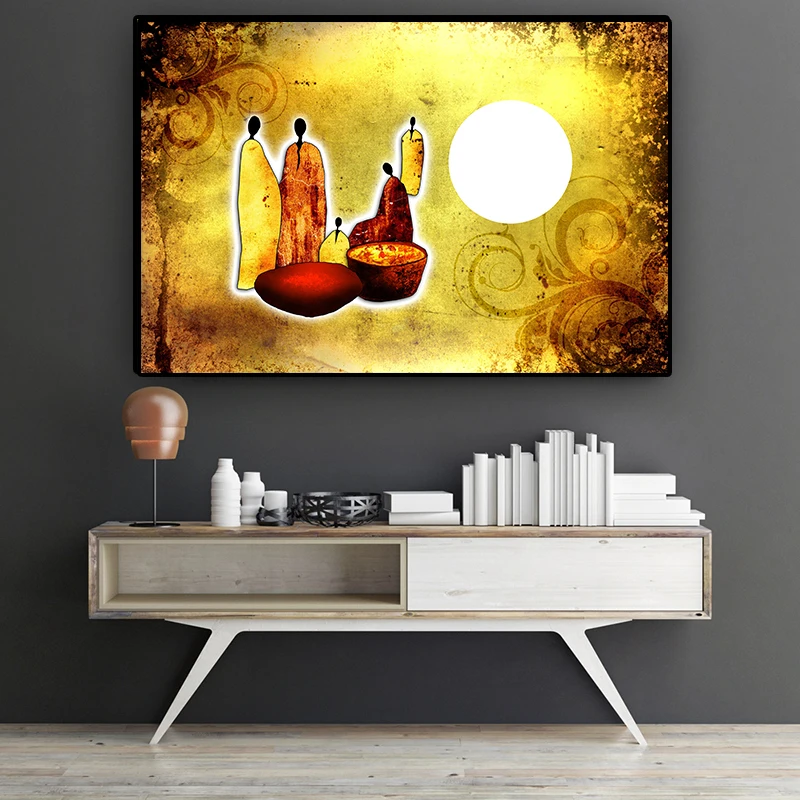 Abstract Flower African Art Figure Gold Landscape Oil Painting on Canvas Posters and Prints Cuadros Wall Picture for Living Room
Abstract Flower African Art Figure Gold Landscape Oil Painting on Canvas Posters and Prints Cuadros Wall Picture for Living Room