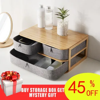 Multi-layer Drawer Type Bamboo Wood Desktop Storage Box Office Waterproof Storage Drawers Multi-layer Structure Home Storages
Multi-layer Drawer Type Bamboo Wood Desktop Storage Box Office Waterproof Storage Drawers Multi-layer Structure Home Storages