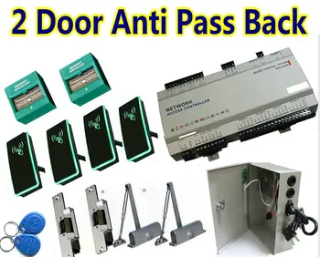 2 DOOR Global Anti Pass Back with Web Browser IP Control's Access Controller Board+4 pcs RFID Card for entry+exit+door closer
2 DOOR Global Anti Pass Back with Web Browser IP Control's Access Controller Board+4 pcs RFID Card for entry+exit+door closer
