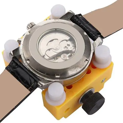 Fashion Watch Case Clamp Holder Adjustable Watchmakers Vice Wristwatches Repair Tool
Fashion Watch Case Clamp Holder Adjustable Watchmakers Vice Wristwatches Repair Tool