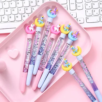 Creatively Cute Moon Trojan Sequin Liquid Quicksand Gel Pen Magic Pens Promotion Gift School Office Supplies Stationery
Creatively Cute Moon Trojan Sequin Liquid Quicksand Gel Pen Magic Pens Promotion Gift School Office Supplies Stationery