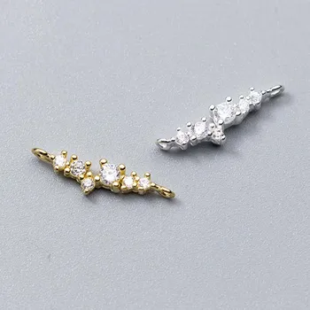AAA Zircon 925 Sterling Silver Branch Connector Charms Gold Silver Color Dangle Pendants DIY Fancy Necklace Bracelets Jewelry
AAA Zircon 925 Sterling Silver Branch Connector Charms Gold Silver Color Dangle Pendants DIY Fancy Necklace Bracelets Jewelry