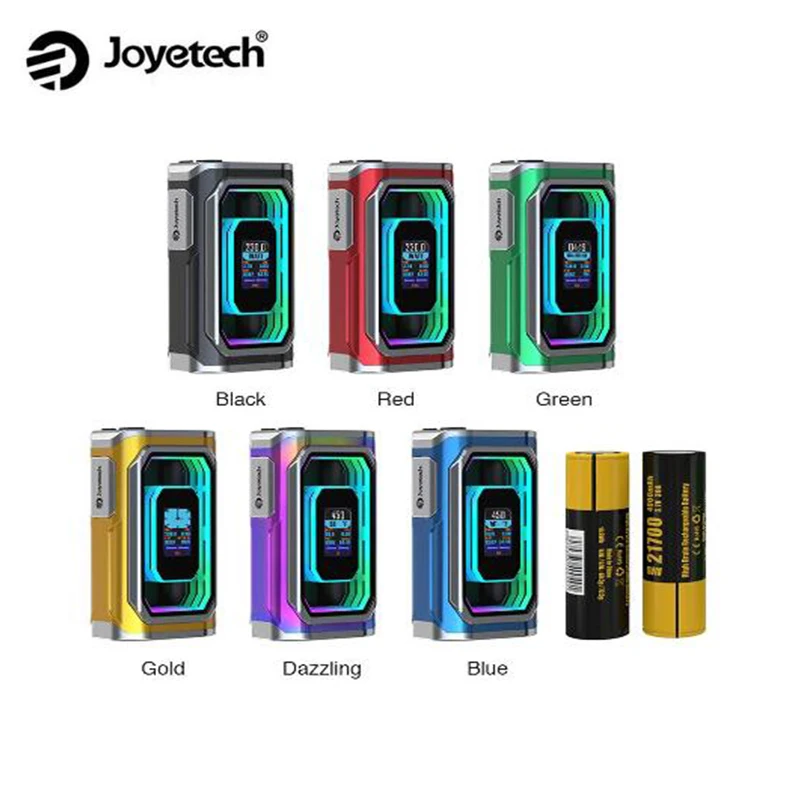 Original Joyetech Espion Infinite 230W Box MOD Vape Support ProCore Conquer Tank With Dual 21700 Battery
Original Joyetech Espion Infinite 230W Box MOD Vape Support ProCore Conquer Tank With Dual 21700 Battery