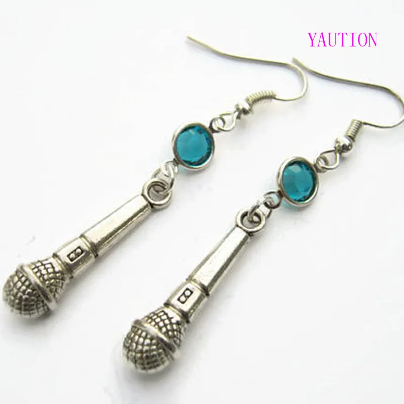 2018 New Microphone Birthstone Earrings, Singer Charm Earrings, Personalized Vocalist Earrings Gift
2018 New Microphone Birthstone Earrings, Singer Charm Earrings, Personalized Vocalist Earrings Gift