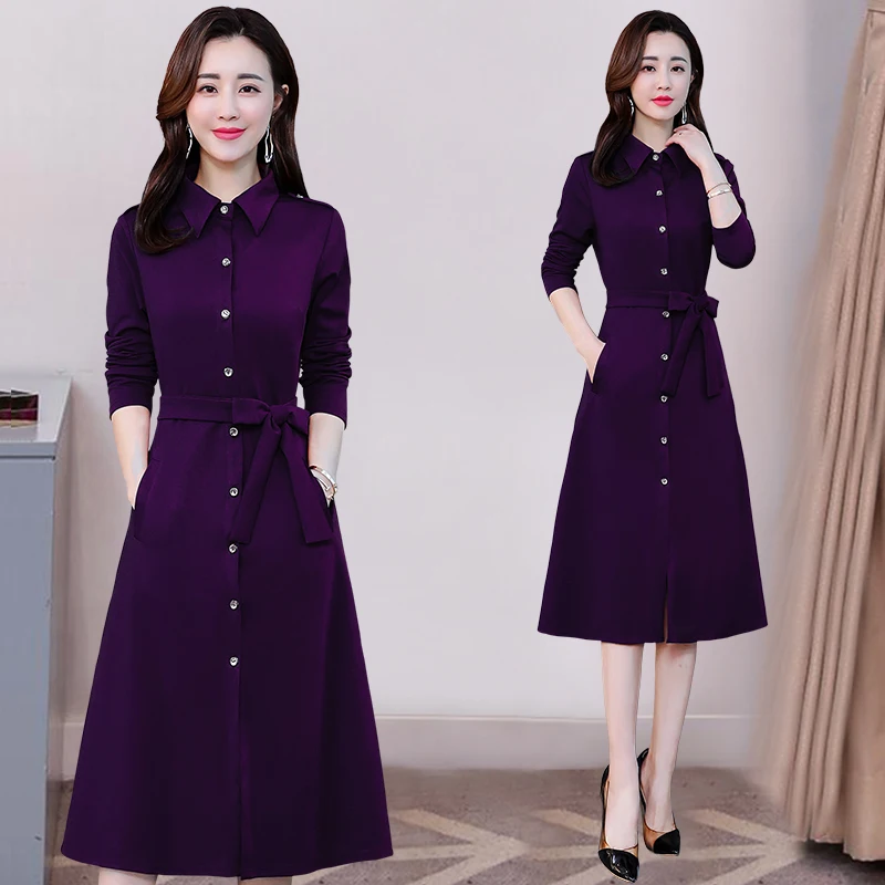 Korea Winter Retro Elegant Purple Party Dress Women Autumn Sexy Long Sleeve Big Swing Dresses Female Vestidos mujer
Korea Winter Retro Elegant Purple Party Dress Women Autumn Sexy Long Sleeve Big Swing Dresses Female Vestidos mujer