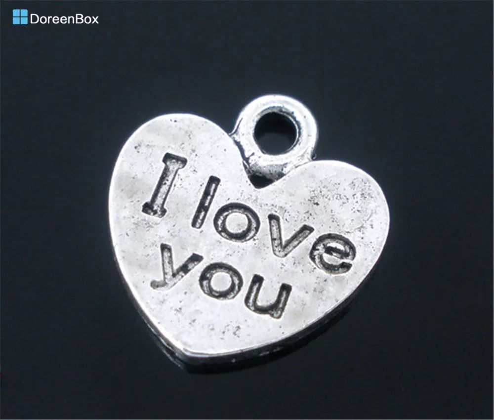 Doreen Box Lovely 50 Silver Tone Love Heart Charm Drops/Pendants 12x11mm (B05350)
Doreen Box Lovely 50 Silver Tone Love Heart Charm Drops/Pendants 12x11mm (B05350)