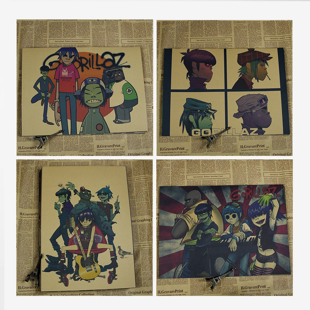 Custom Canvas Art Gorillaz Poster Gorillaz Music Band Wall Stickers Noodle Wallpaper Abbey Road
Custom Canvas Art Gorillaz Poster Gorillaz Music Band Wall Stickers Noodle Wallpaper Abbey Road
