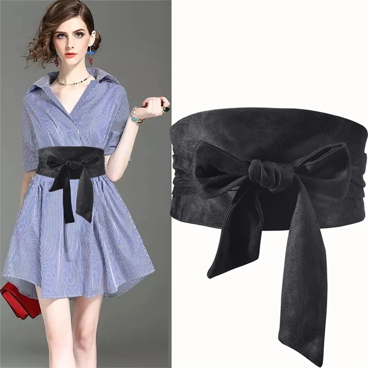 Korean Fashion Suede Plush Fabric Women Waist Belts 12.5CM WIDE Self-Tie Bowler Skirt Shirt Dress Belt Female Solid Corset Belts
Korean Fashion Suede Plush Fabric Women Waist Belts 12.5CM WIDE Self-Tie Bowler Skirt Shirt Dress Belt Female Solid Corset Belts