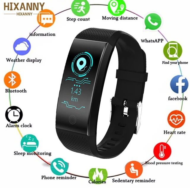 2019 Smart Watch Sports Fitness Activity Heart Rate Tracker Blood Pressure Watch Support for SMS/WhatsApp/ Facebook/ Twitter 30
2019 Smart Watch Sports Fitness Activity Heart Rate Tracker Blood Pressure Watch Support for SMS/WhatsApp/ Facebook/ Twitter 30