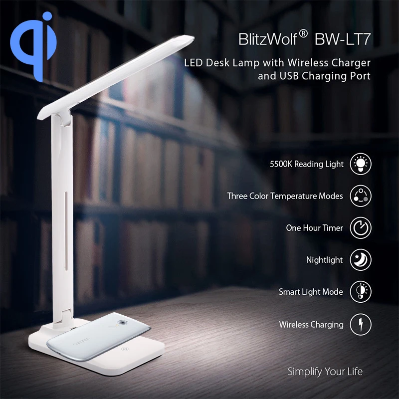 LED Booklight Adjustable Sensitive Light QI Wireless Charger Night Lamp Phone USB Study Reading Light Flashlight Piano
LED Booklight Adjustable Sensitive Light QI Wireless Charger Night Lamp Phone USB Study Reading Light Flashlight Piano