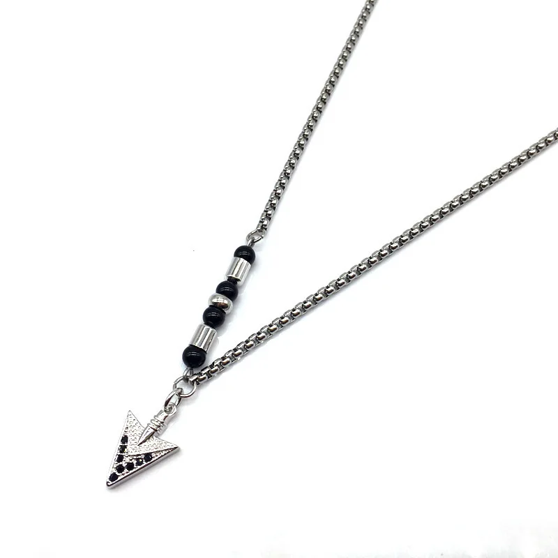 NAIQUBE 2019 New Arrive Arrow Fashion Pendant Necklace For Men Women Beads Chain Necklaces Luxury Jewelry Friend Gift
NAIQUBE 2019 New Arrive Arrow Fashion Pendant Necklace For Men Women Beads Chain Necklaces Luxury Jewelry Friend Gift