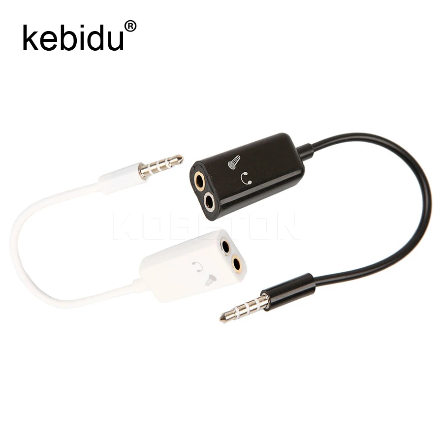 Kebidu 1pc 3.5mm Stereo Splitter Audio Male to Earphone Headset + Microphone Adapter couples turn wiring connector
Kebidu 1pc 3.5mm Stereo Splitter Audio Male to Earphone Headset + Microphone Adapter couples turn wiring connector