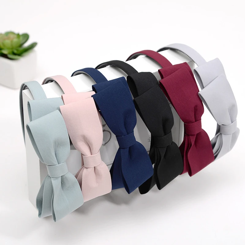 Korea Japan Fashion Solid Bow Hair Hoops Fabric Hair Bands for Women Girls Headbands Hair Accessories Ornaments Scrunchie Ties
Korea Japan Fashion Solid Bow Hair Hoops Fabric Hair Bands for Women Girls Headbands Hair Accessories Ornaments Scrunchie Ties