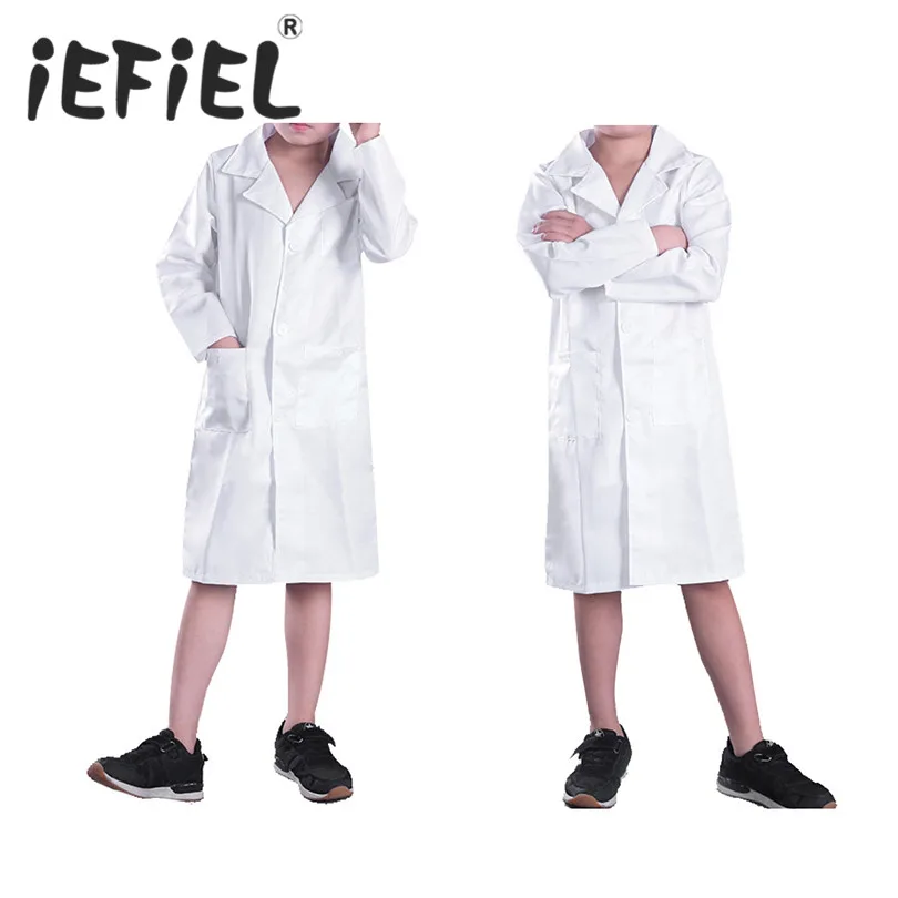 

Kids Child Cosplay Costumes Girls Boys Doctor Uniforms Role Play Dress Up Party Wear Fancy Girls Cosplay Doctor Jacket Lab Coat