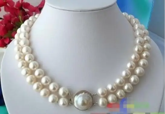 Hot sale new Style >>>>> Natural AAA +2ROW 12mm WHITE ROUND fw PEARL NECKLACE MABE
Hot sale new Style >>>>> Natural AAA +2ROW 12mm WHITE ROUND fw PEARL NECKLACE MABE