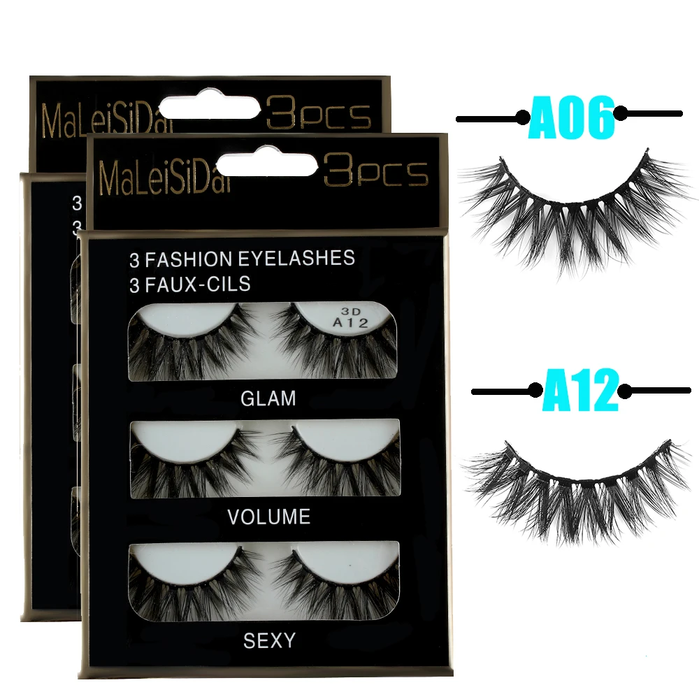 3/5 Pairs Natural 3D False Eyelashes Voluminous Wispy Lashes Black Thick Long Cross Fake Eye Lahes Extension Makeup Beauty tools
3/5 Pairs Natural 3D False Eyelashes Voluminous Wispy Lashes Black Thick Long Cross Fake Eye Lahes Extension Makeup Beauty tools