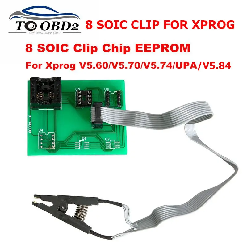 XPROG Eeprom board UPA USB v1.3 programmer upa usb adapter with soic 8 sop8 test clip for xprog V5.60/V5.70/V5.74/V5.84/UPA
XPROG Eeprom board UPA USB v1.3 programmer upa usb adapter with soic 8 sop8 test clip for xprog V5.60/V5.70/V5.74/V5.84/UPA