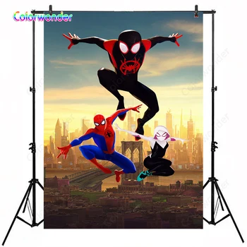 Kids Party Photography Black White and Red Spider-Men 5x7ft Dusk Modern City Scenery Background Super Hero Theme Vinyl Backdrops
Kids Party Photography Black White and Red Spider-Men 5x7ft Dusk Modern City Scenery Background Super Hero Theme Vinyl Backdrops