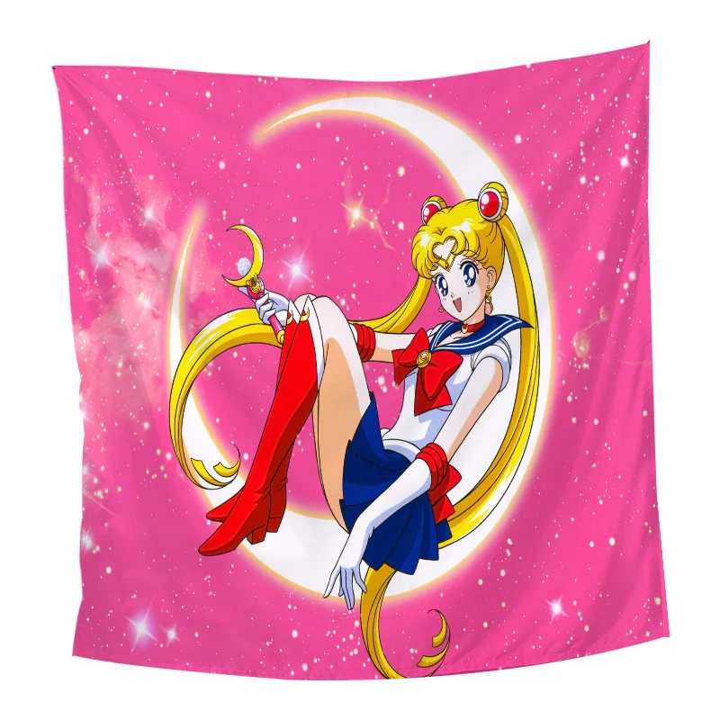 Sailor Moon Tapestries Anime Wall Hanging Princess Tsukino Usagi Tapestry Yoga Mats Beach Towel Home Livingroom Decorations
Sailor Moon Tapestries Anime Wall Hanging Princess Tsukino Usagi Tapestry Yoga Mats Beach Towel Home Livingroom Decorations